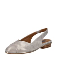 EVERYBODY - Leder Ballerinas - Dunkel Grau