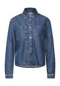 Street One - Jeanshemd, Baumwolle, Brusttaschen, für Damen - 16728 MEDIUM BLUE