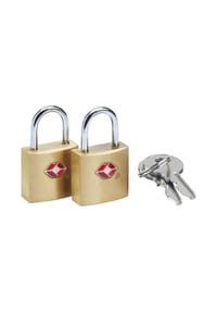 Go TRAVEL ALLURE - Kofferschloss, 2er-Pack - GOLDFARBEN