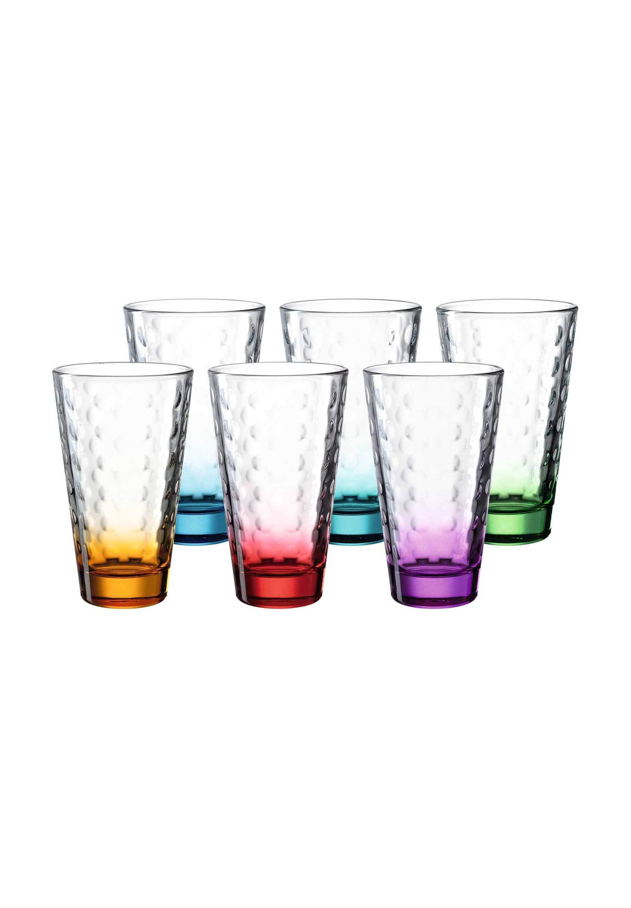 LEONARDO Trinkgläser Optic 300 ml 6er Set OPTIC