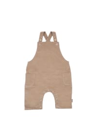 maximo® - BABY-Latzhose, Cord,  Jerseyfutter - altrosa