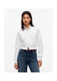 TOMMY Jeans - Sweatjacke, Stehkragen, für Damen - C1G  BLUE