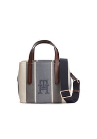 TOMMY HILFIGER TH CITY LE - Henkeltasche, Lederanteil, für Damen - DW6 SPACE BLUE