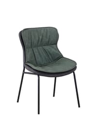 Kayoom - Stuhl Brady 225 - grün - dunkelgrau