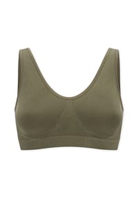 SCHIESSER - Bustier Classic Seamless, nahtlos, für Damen - KHAKI