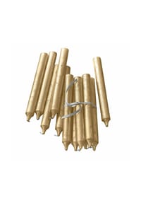 LOBERON Kerzen - Kerze 20er Set Lysarion gold - gold