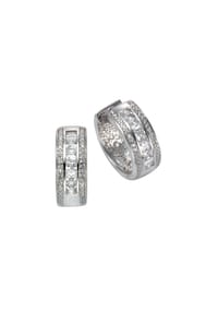 CELESTA® - Damen Creolen, 925er Silber - silber