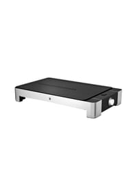WMF - Tischgrill "Lono", gerippt - SILBER/SCHWARZ