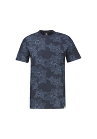 LERROS - Floral bedrucktes T-Shirt in Jersey-Qualität, große Größen - CLASSIC NAVY