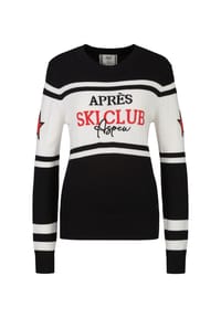 19V69 ITALIA - Strickpullover Viola Wintersports - Black