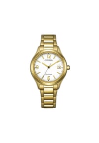 CITIZEN® ELEGANCE - Damen Armbanduhr "FE6122-64A" - WEISS