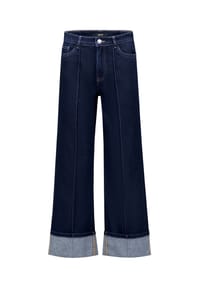 zero - Jeanshose, Biesen, für Damen - 8620 DARK BLUE DE