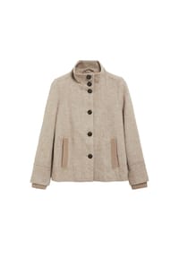 s.Oliver - Outdoorjacke, Stehkragen, für Damen - 85Q1  BROWN