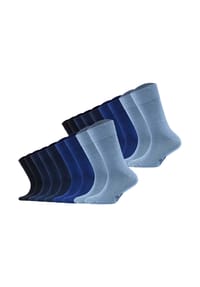 s.Oliver - Kinder Socken, 18er Pack - Kurzsocken, einfarbig - Blau