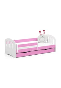Akord - Smile Kinderbett mit Matratze - rosa