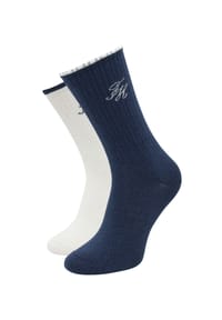 TOMMY HILFIGER - Socken, 2er-Pack, für Damen - 001 OFF WHITE