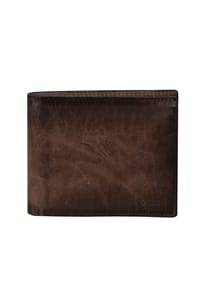 FOSSIL Derrick - Derrick Geldbörse Leder 11,5 cm - brown