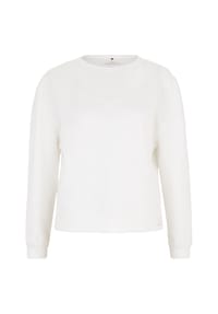VENICE BEACH - Sweatshirt "April", Rippbündchen, Seitenschlitze, für Damen - 166 - CLOUD WHITE
