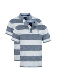 hajo - Poloshirt 2er Pack Riviera - Admiralsblau