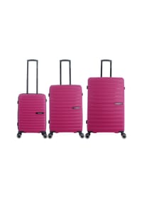Saxoline - Kofferset Fiesta aus Polypropylen - fuchsia