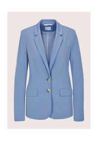MADELEINE - Langer Jersey-Blazer - azurblau