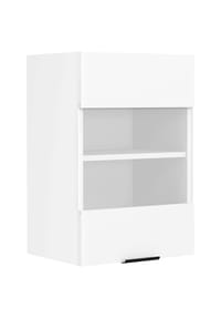 VCM. - Küchenschrank hängend | Maße ca. H. 60 x B. 40 x T. 31 cm | Hängeschrank mit Glas | Küchenmöbel – Fasola - Weiß
