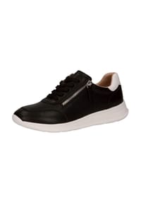 Caprice - Leder Sneaker - Schwarz/Weiß