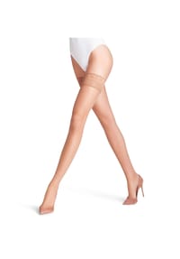 FALKE - Stay-Ups, Spitze, für Damen - 979 POW/BLACK