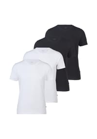 JOOP! - Unterhemd / Shirt Kurzarm 4er Pack Everyday - Schwarz