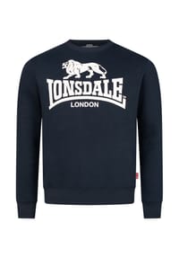 LONSDALE™ - Herren Rundhals Sweatshirt schmale Passform GO SPORT - Black