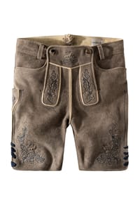 STOCKERPOINT - Trachtenlederhose Fridl - oid grau-blau
