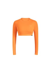 SMILODOX - Crop Longsleeve Thalina - Lila