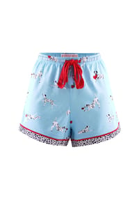 P.J.Salvage® - Pyjamashorts PUPPY LOVE - aqua