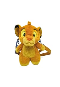 Disney - Lion King Kinder Tasche – Plüsch Umhängetasche, weich, kompakt - Gelb 28x14x11 cm