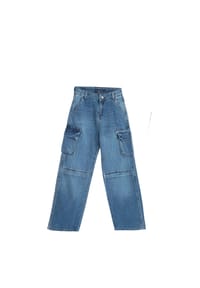 Solang - Hose mit Cargo-Details - blau