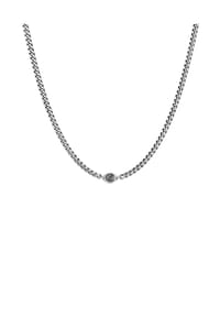 HAZE & GLORY - Halskette Ride The Tide - Panzerkette 925 Silber Oxidiert - Silber