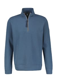 LERROS - Sweatshirt, Troyerkragen, für Herren - 338 URBAN RED