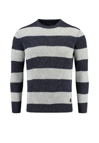 KEY LARGO® - Pullover HARRY Strickpullover R-Neck - blau
