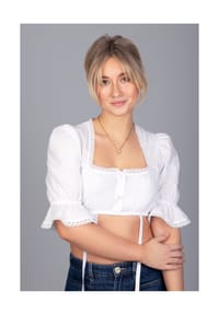 EDELNICE - Dirndlbluse Frieda - weiß