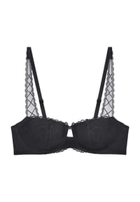 Triumph - Body Make-Up Illusion Lace Dirndl Balconette-BH, Spitze, für Damen - V013 BLACK