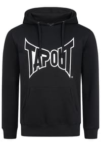 TAPOUT® - Herren Kapuzensweatshirt normale Passform LIFESTYLE BASIC HOODIE - Anthracite/Black
