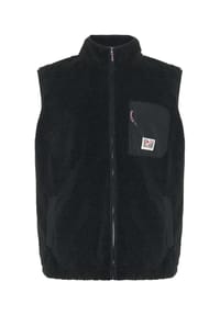 CHIEMSEE - Weste aus warmen Sherpa-Fleece - 90 Black
