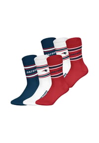 NFL - Freizeitsocken Patriots Crew - WHT/RED/NNY