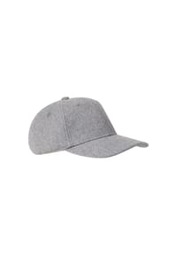camel active - 6-Panel Cap aus Wollmix - Dunkelbraun