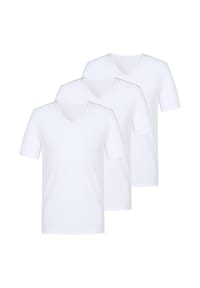 mey - Unterhemd / Shirt Kurzarm 3er Pack Comfort Cotton - Beige