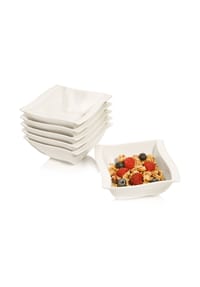 SÄNGER Porzellan Geschirrset Paris - Paris - Weiß - Kaffeebecher Set 6-teilig Füllmenge 330 ml