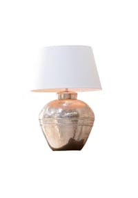 LOBERON - Tischlampe Madison creme/antiksilber - creme/antiksilber