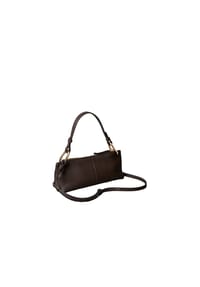 Calvin Klein ASYMETRICAL SLOUCHY - Schultertasche, Leder, für Damen - 46H  BROWN