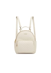 kazar - Gemusterter Rucksack in neutraler Farbe - Off-white