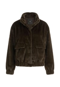 zero - Plüschjacke mit Stehkragen - Molé